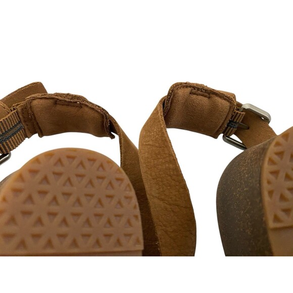 Teva Women's Mahonia Wedge Brown Sandals - Picture 9 of 11
